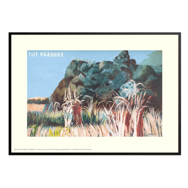 Tiit Psuke. Landscape 1972