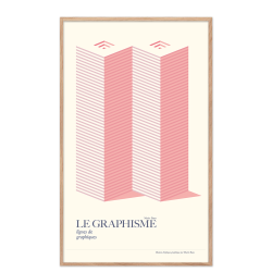 Grafikdesign, grafische optische Tuschung (rosa)