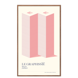 Grafikdesign, grafische optische Tuschung (rosa)