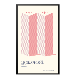 Grafikdesign, grafische optische Tuschung (rosa)