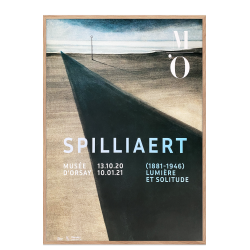 Brise-Lames au poteau 1919. Lon Spilliaert (Inkl. ramme)