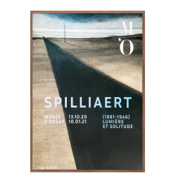 Brise-Lames au poteau 1919. Lon Spilliaert (Inkl. ramme)