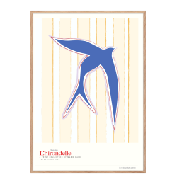 Lhirondelle bl. Grafisk plakat