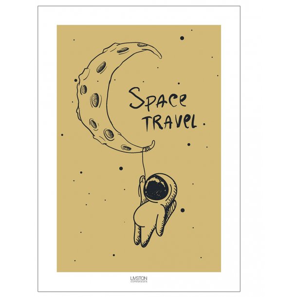 Space travel Sand - Kids poster