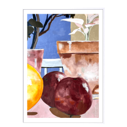 Stilleben med frugt. Lotte Neupart