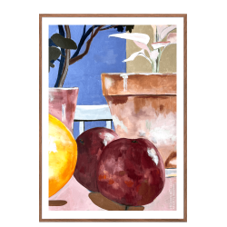 Stilleben med frugt. Lotte Neupart