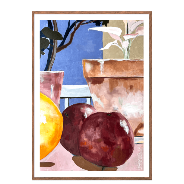 Stilleben med frugt. Lotte Neupart