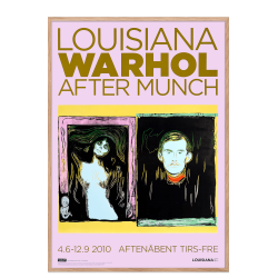 Louisiana Warhol nach Munch. Lila