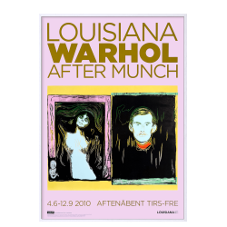 Louisiana Warhol nach Munch. Lila