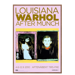 Louisiana Warhol nach Munch. Lila
