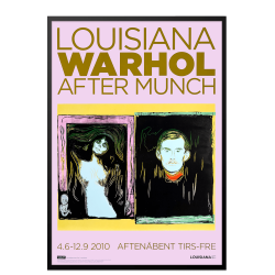 Louisiana Warhol nach Munch. Lila