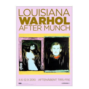 Louisiana Warhol nach Munch. Lila