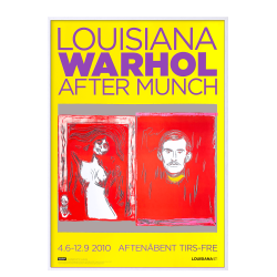 Louisiana Warhol nach Munch. Gelb