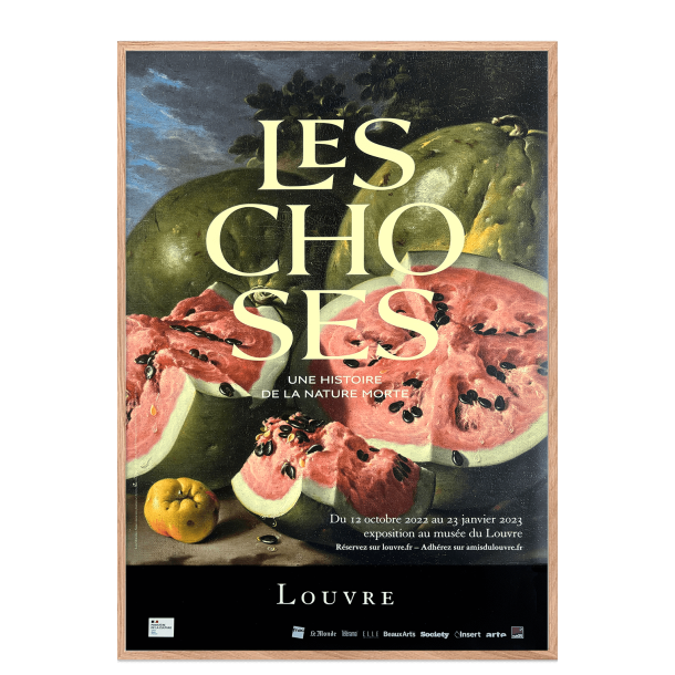 Plakat zur Ausstellung. Luis Egidio Melndes (Wassermelone)