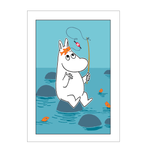 Mutti auf einem Angelausflug, Mumitroldene