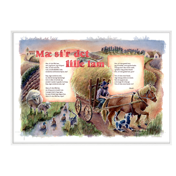 M si'r det lille lam, sangplakat