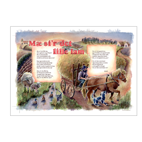 M si'r det lille lam, sangplakat