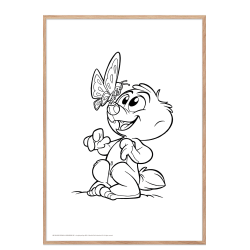 Mal med Jungledyret Hugo, Sommerfugl