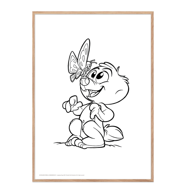 Mal med Jungledyret Hugo, Sommerfugl.