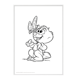 Mal med Jungledyret Hugo, Sommerfugl