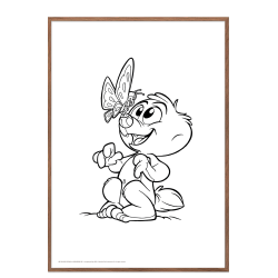 Mal med Jungledyret Hugo, Sommerfugl