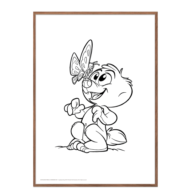 Mal med Jungledyret Hugo, Sommerfugl.