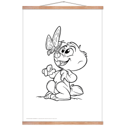 Mal med Jungledyret Hugo, Sommerfugl