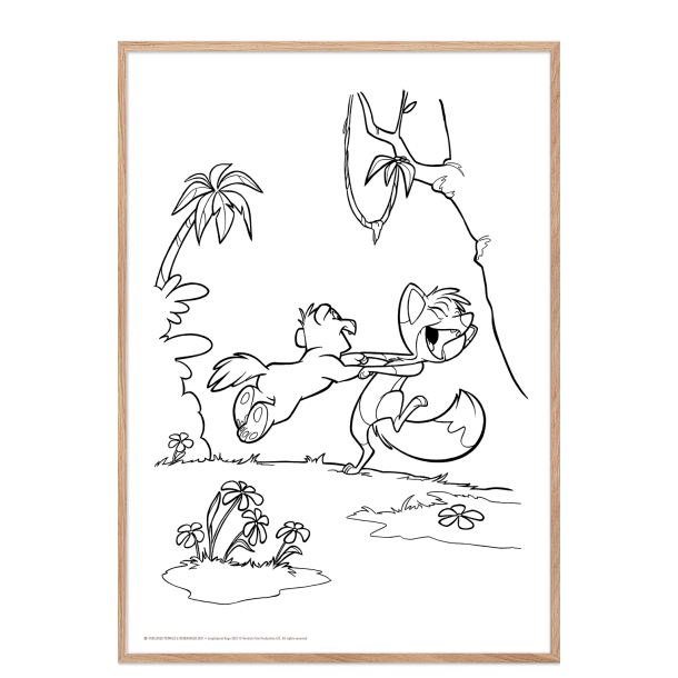 Mal med Jungledyret Hugo og Rita rv