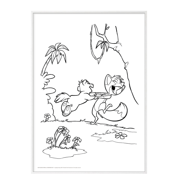 Mal med Jungledyret Hugo og Rita rv