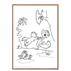 Mal med Jungledyret Hugo og Rita rv