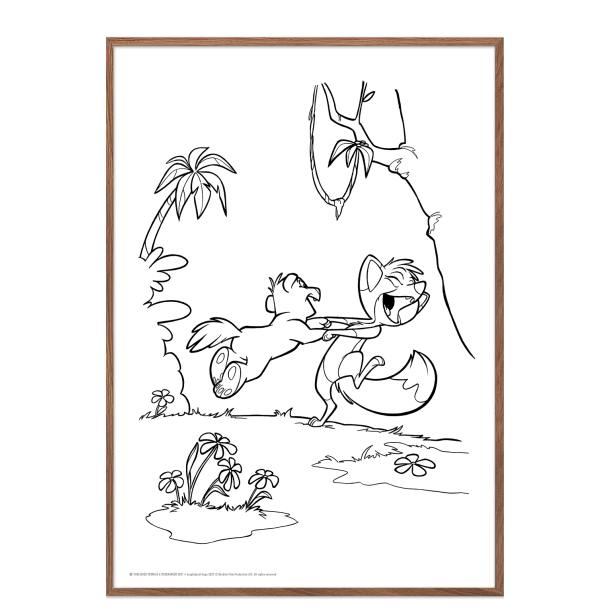 Mal med Jungledyret Hugo og Rita rv