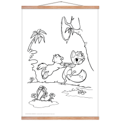 Mal med Jungledyret Hugo og Rita rv