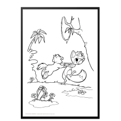 Mal med Jungledyret Hugo og Rita rv