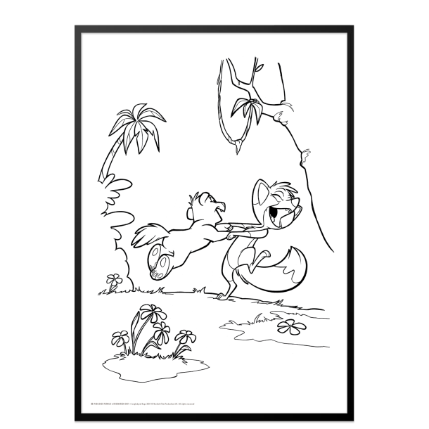 Mal med Jungledyret Hugo og Rita rv