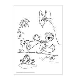 Mal med Jungledyret Hugo og Rita rv