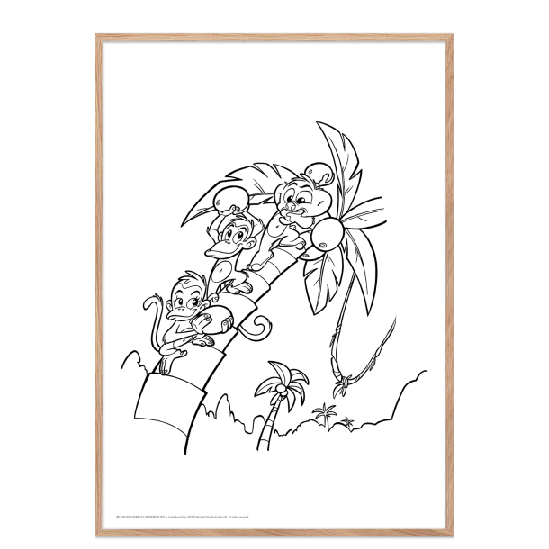 Mal med Jungledyret Hugo p palme