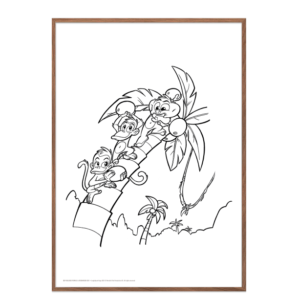 Mal med Jungledyret Hugo p palme