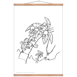 Mal med Jungledyret Hugo p palme