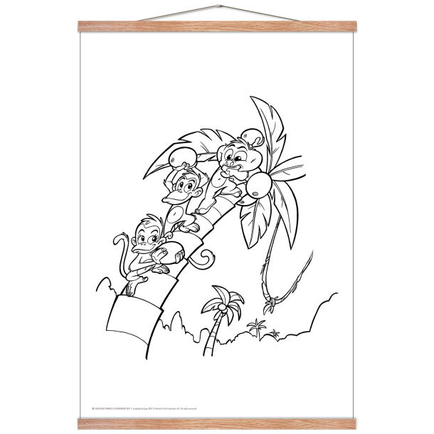 Mal med Jungledyret Hugo p palme