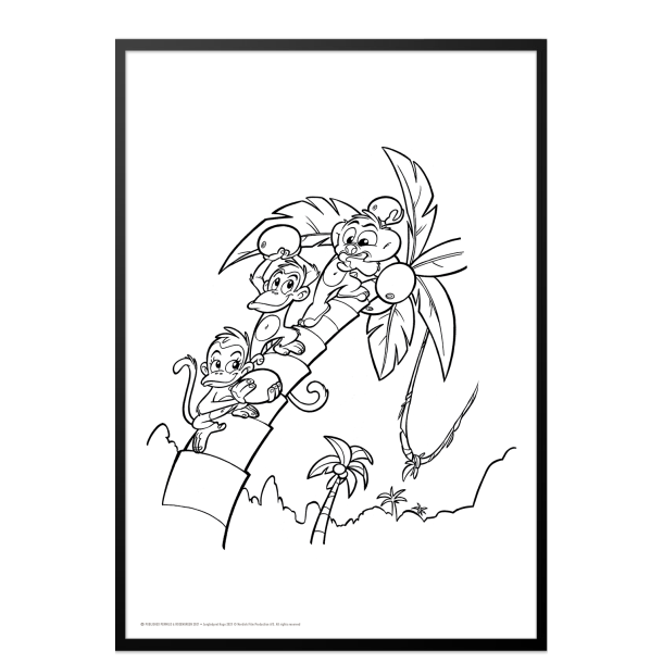 Mal med Jungledyret Hugo p palme