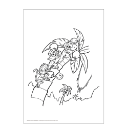 Mal med Jungledyret Hugo p palme