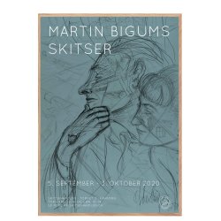 af Man and woman, dark. Bigums skitser i Skitsehandlen