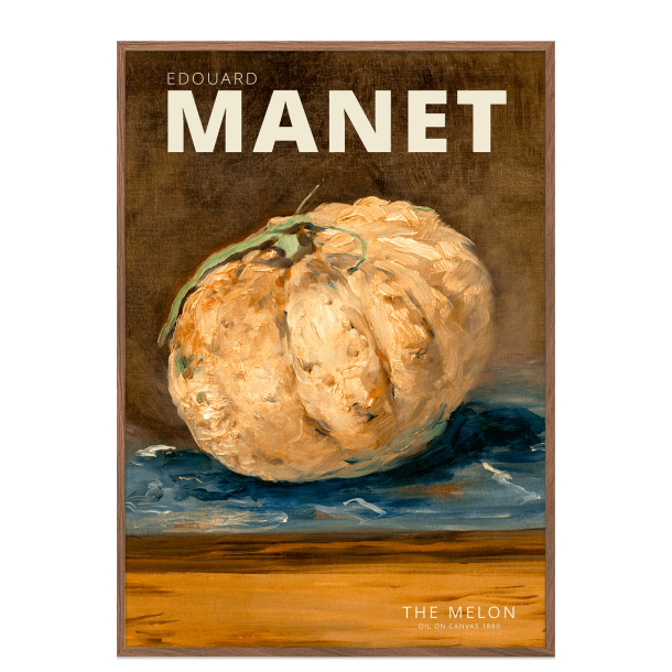 Edouard Manet. Melon plakat