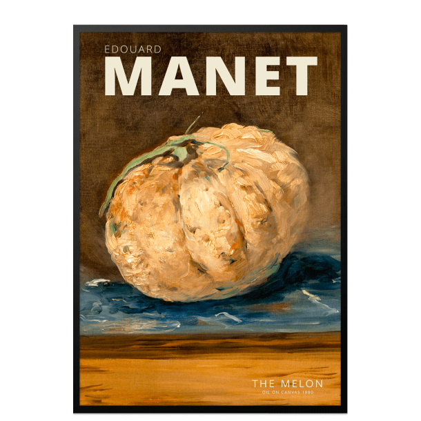 Edouard Manet. Melon plakat