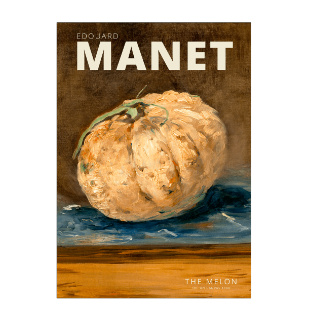 Edouard Manet. Melonen-Poster
