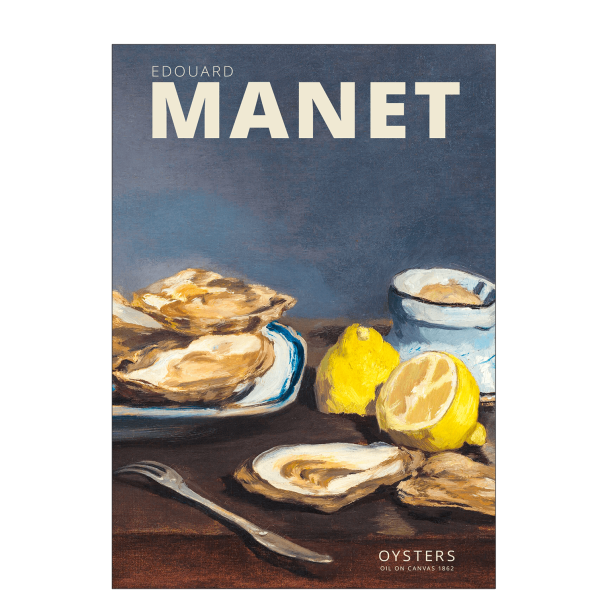 Edouard Manet. Østers plakat
