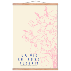 La vie en rose fleurit.