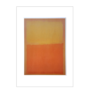 Mark Rothko . Orange und Gelb. inkl. Passepartout