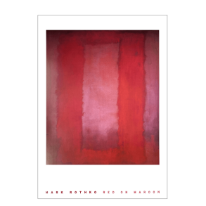 Mark Rothko . Rot auf Kastanienbraun 1959