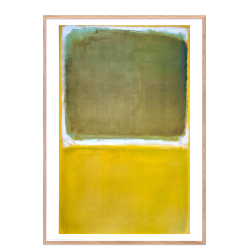 Mark Rothko. Green and yellow on yellow 1954